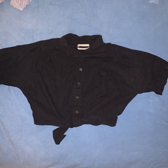 Urban Outfitters Jena Tie-Front Blouse - Picture 3 of 5